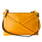 Mulberry Zipped Pouch Classic Smooth Calf leather Cross Body Bag Yellow