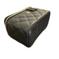 CHANEL VANITY ON CHAIN BLACK CAVIAR GOLD-TONE METAL