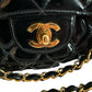 Chanel Meduim Double-Sided Black Patent Flap Bag GHW