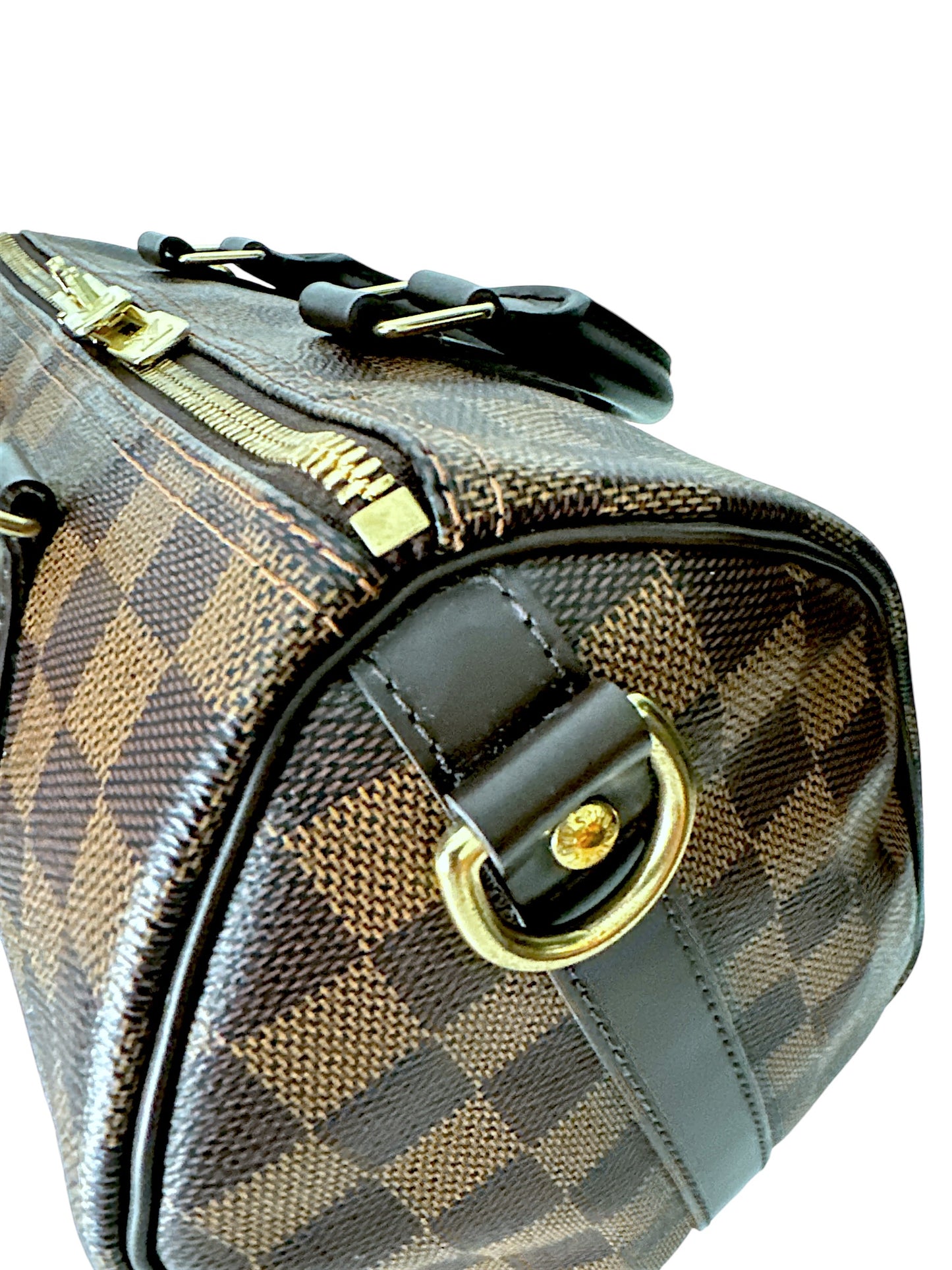 Louis Vuitton Speedy 25 Bandouliere Damier Ebene Bag