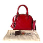 Louis Vuitton Alma BB Red Monogram Vernis Bag