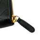 Chanel Zipped Black Caviar Gold Hardware Long Wallet