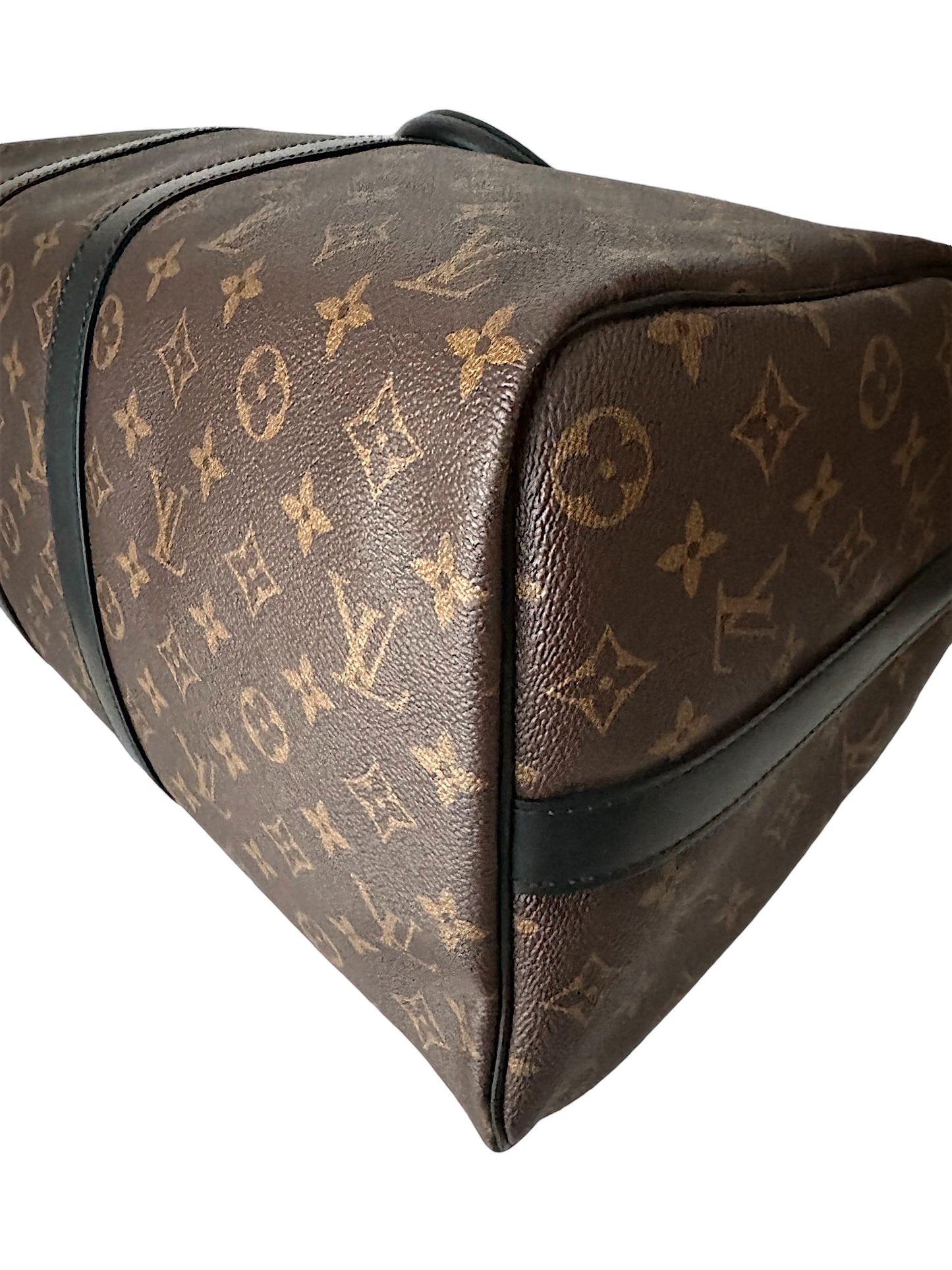 Louis Vuitton Keepall Bandoulière 45 Monogram Macassar Bag