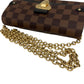 ￼LOUIS VUITTON VAVIN CHAIN WALLET BAG