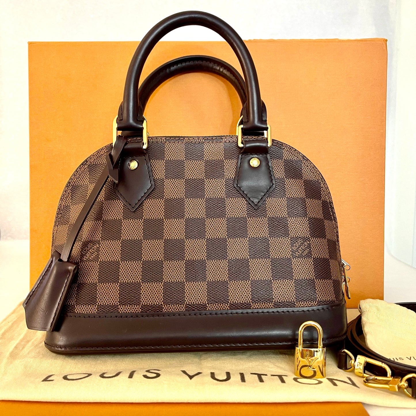 Louis Vuitton Alma BB Damier Ebene Bag