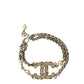 Chanel CC Pearl Bracelet In Gold Hardware