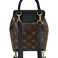 Louis Vuitton Montsouris BB Black Leather Monogram Backpack