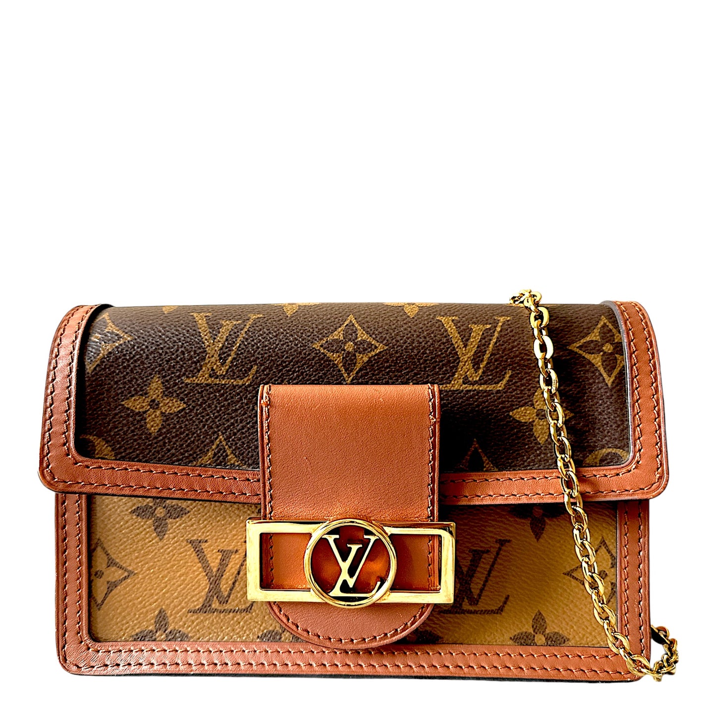 Louis Vuitton Dauphine Monogram Reverse On Chain Bag