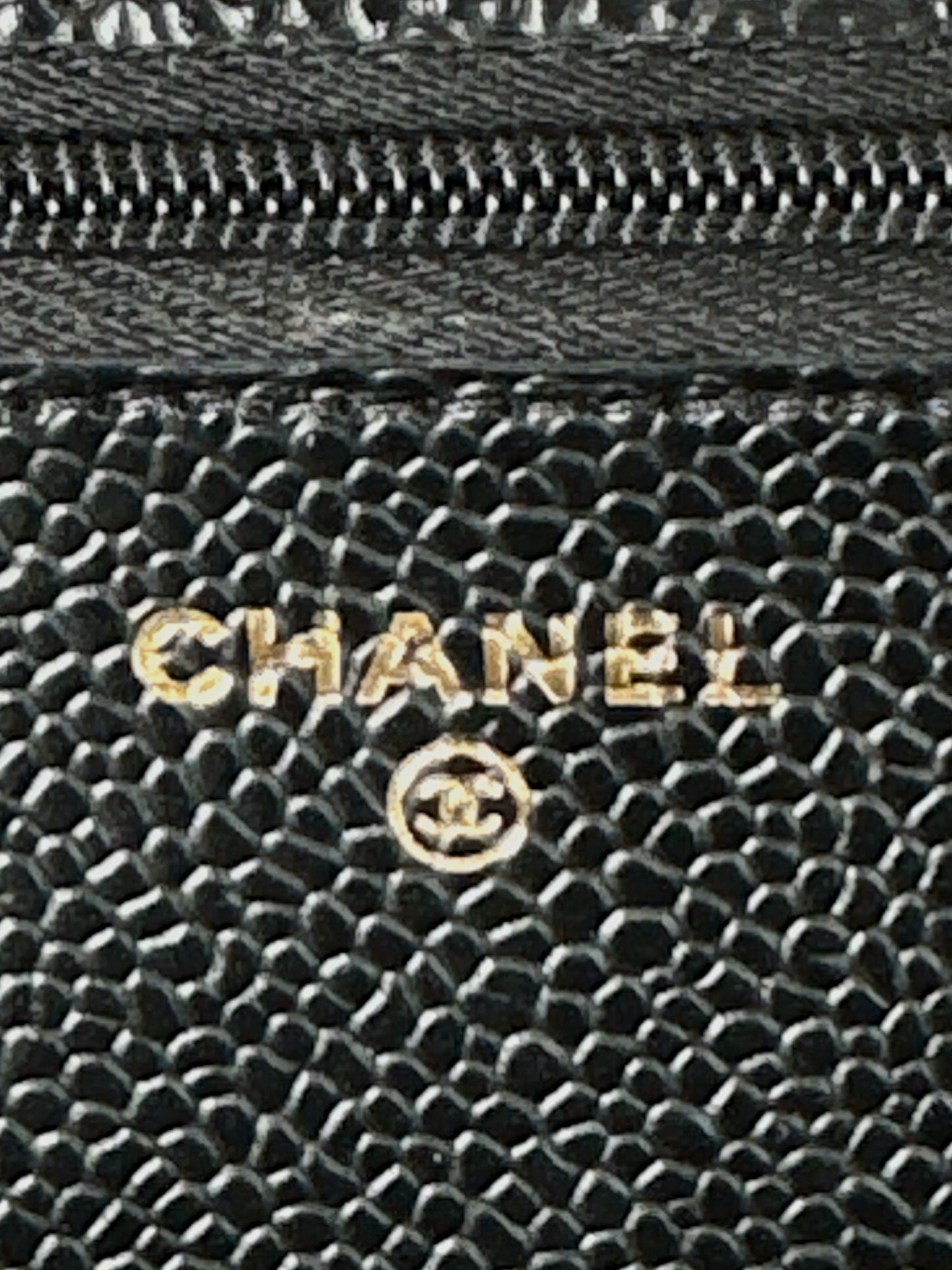 Chanel Classic Wallet On Chain Black Caviar Gold Hardware