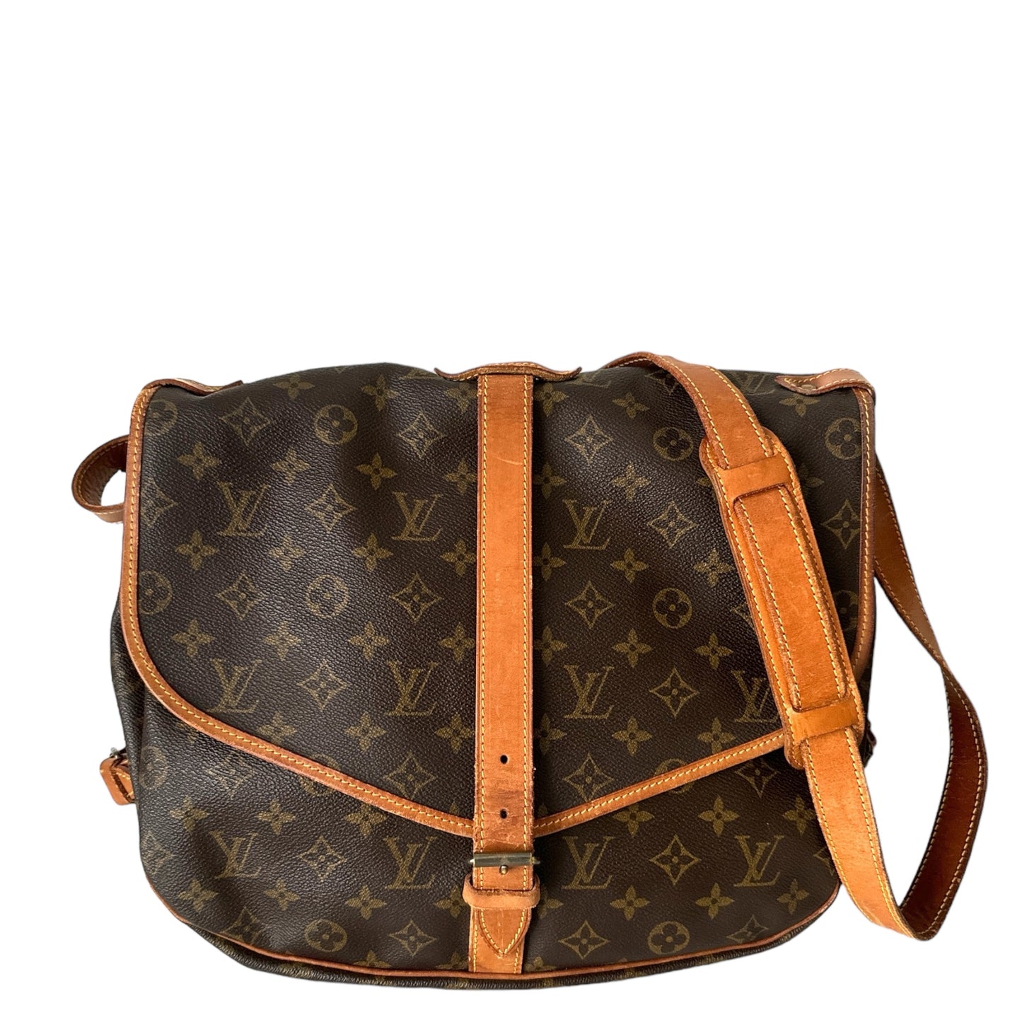 Louis Vuitton Samur 35 Monogram Canvas Crossbody Bag