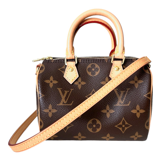 Louis Vuitton Speedy Nano Monogram Crossbody Bag