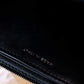 Chanel Lambskin Quilted Double Stitch Tassel Wallet On Chain Black Gold Hardware