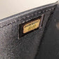 Chanel Lambskin Quilted Double Stitch Tassel Wallet On Chain Black Gold Hardware