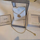 2205710-143049 Christian Dior CD Necklace Gold Hardware comes with case and the guarantee card