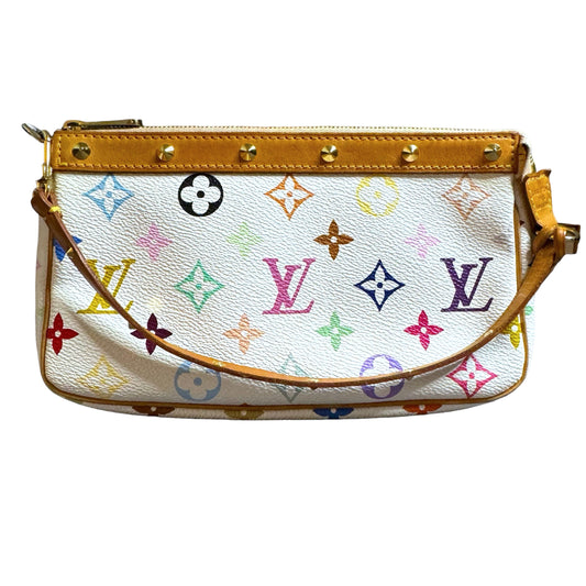 LOUIS VUITTON POCHETTE ACCESSORIES WHITE MULTICOLOR