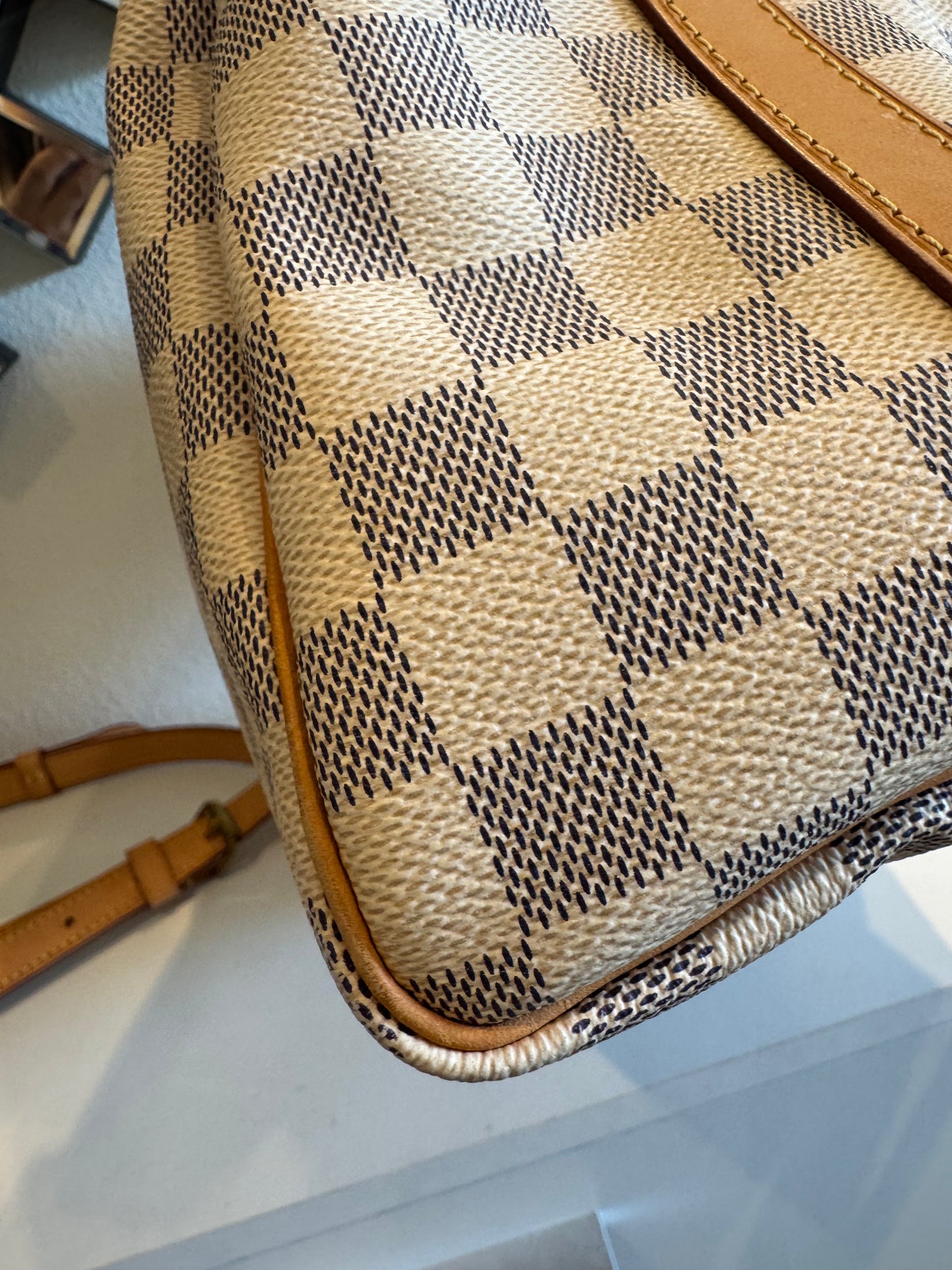 2205710-142108 Louis Vuitton Speedy 30 Bandouliere Abene Azur (DU3163)