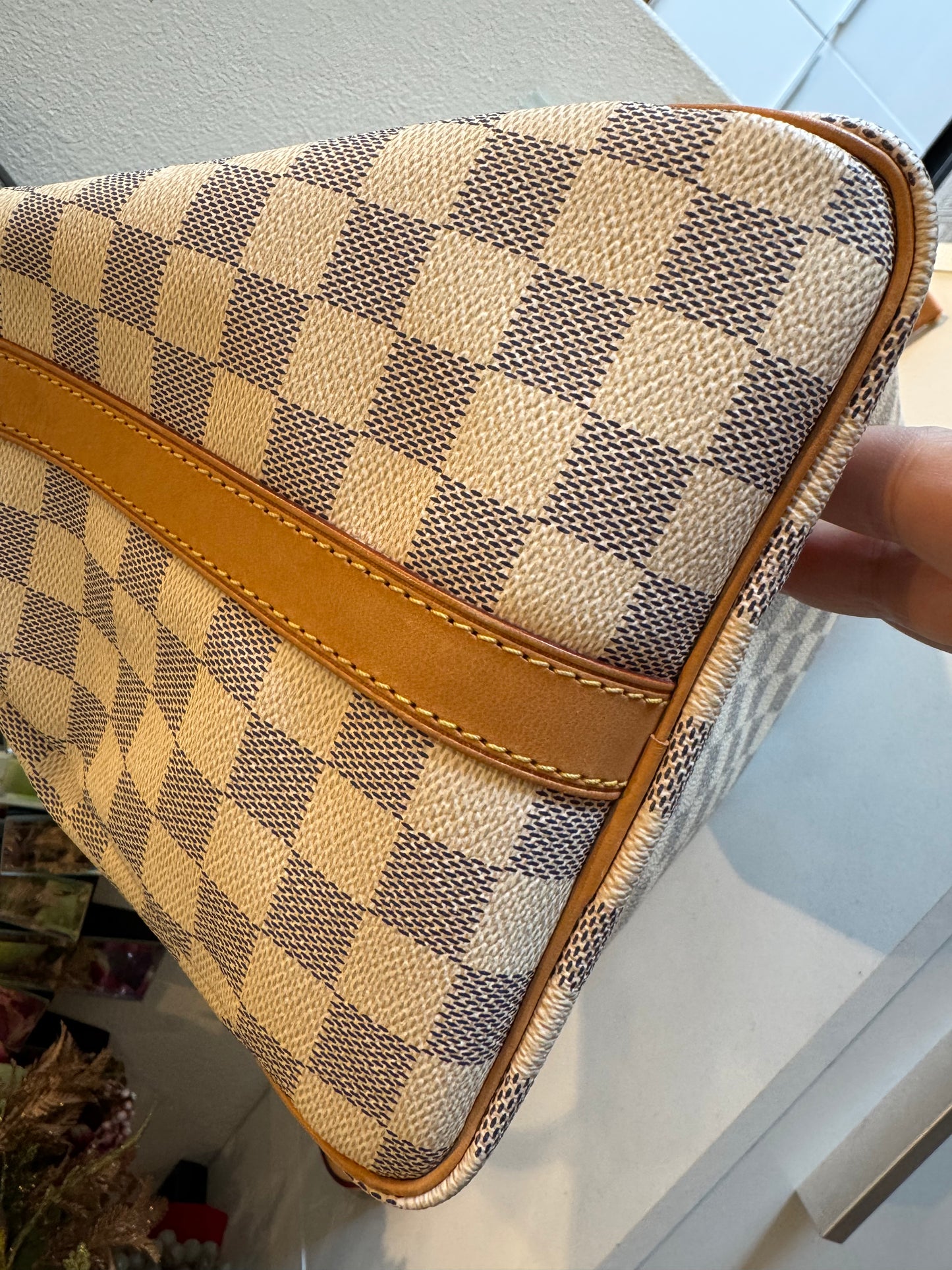 2205710-142108 Louis Vuitton Speedy 30 Bandouliere Abene Azur (DU3163)