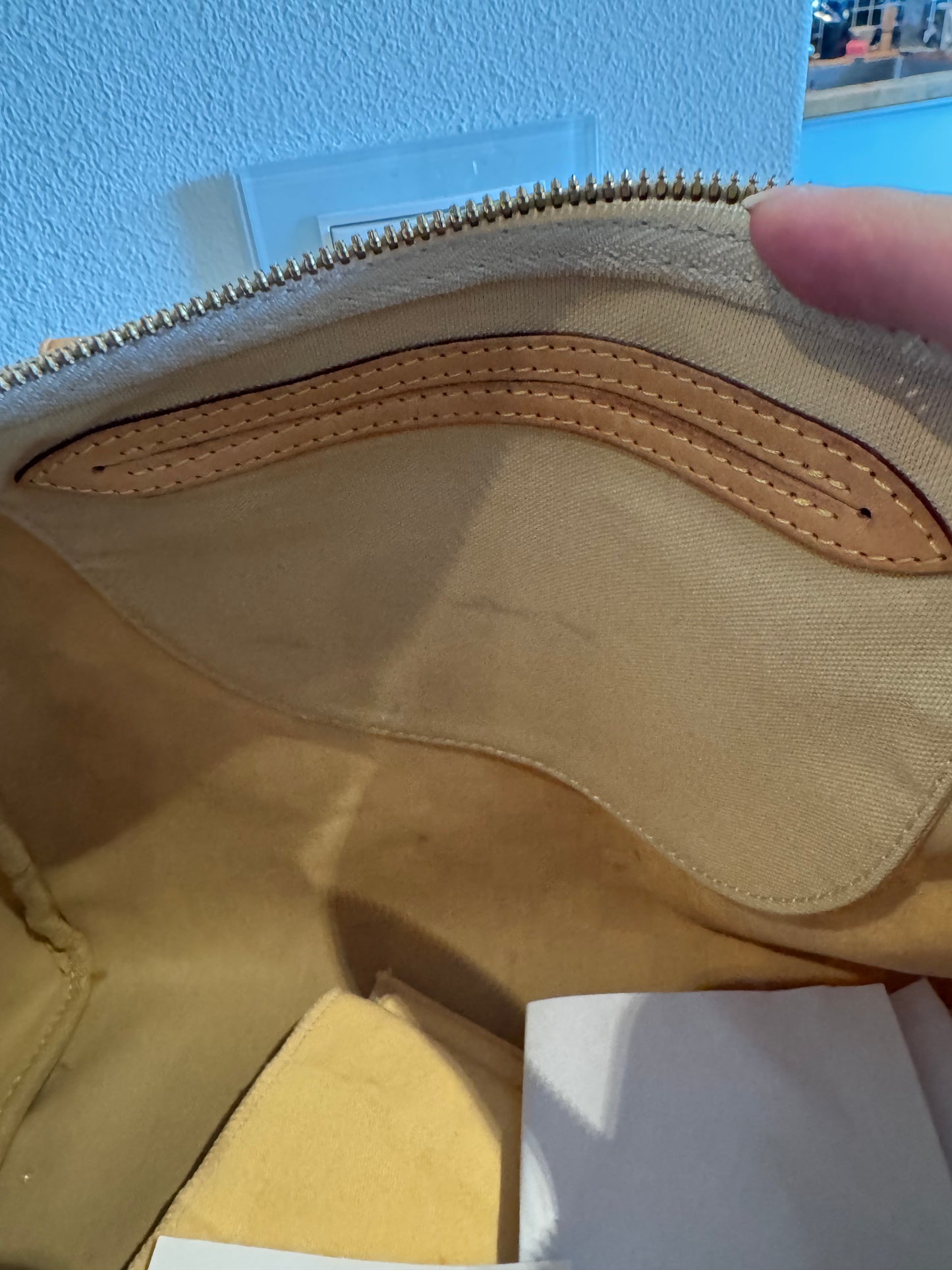 2205710-142108 Louis Vuitton Speedy 30 Bandouliere Abene Azur (DU3163)