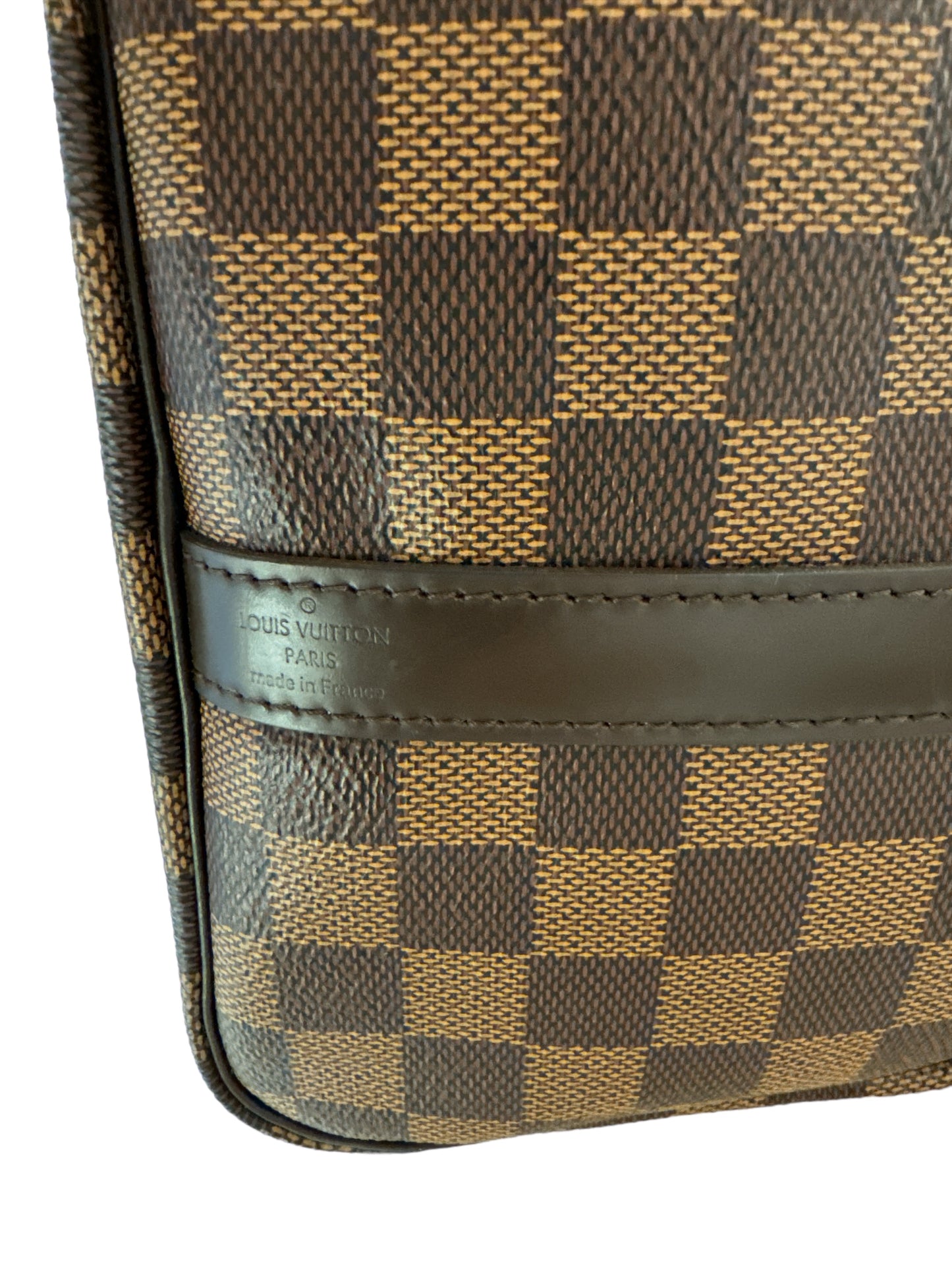 LOUIS VUITTON SPEEDY 30 BANDOULIERE DAMIER EBENE BAG