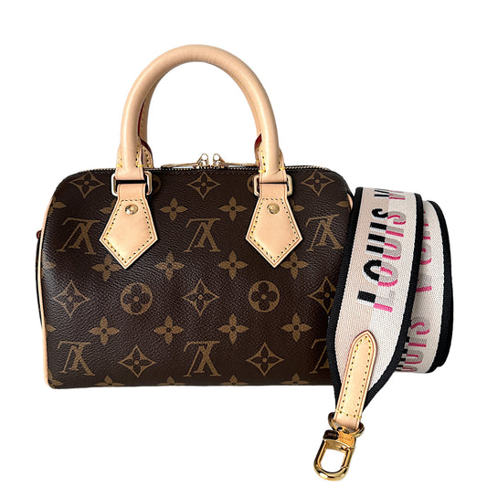 Louis Vuitton Speedy Bandoulière 20 Black Black