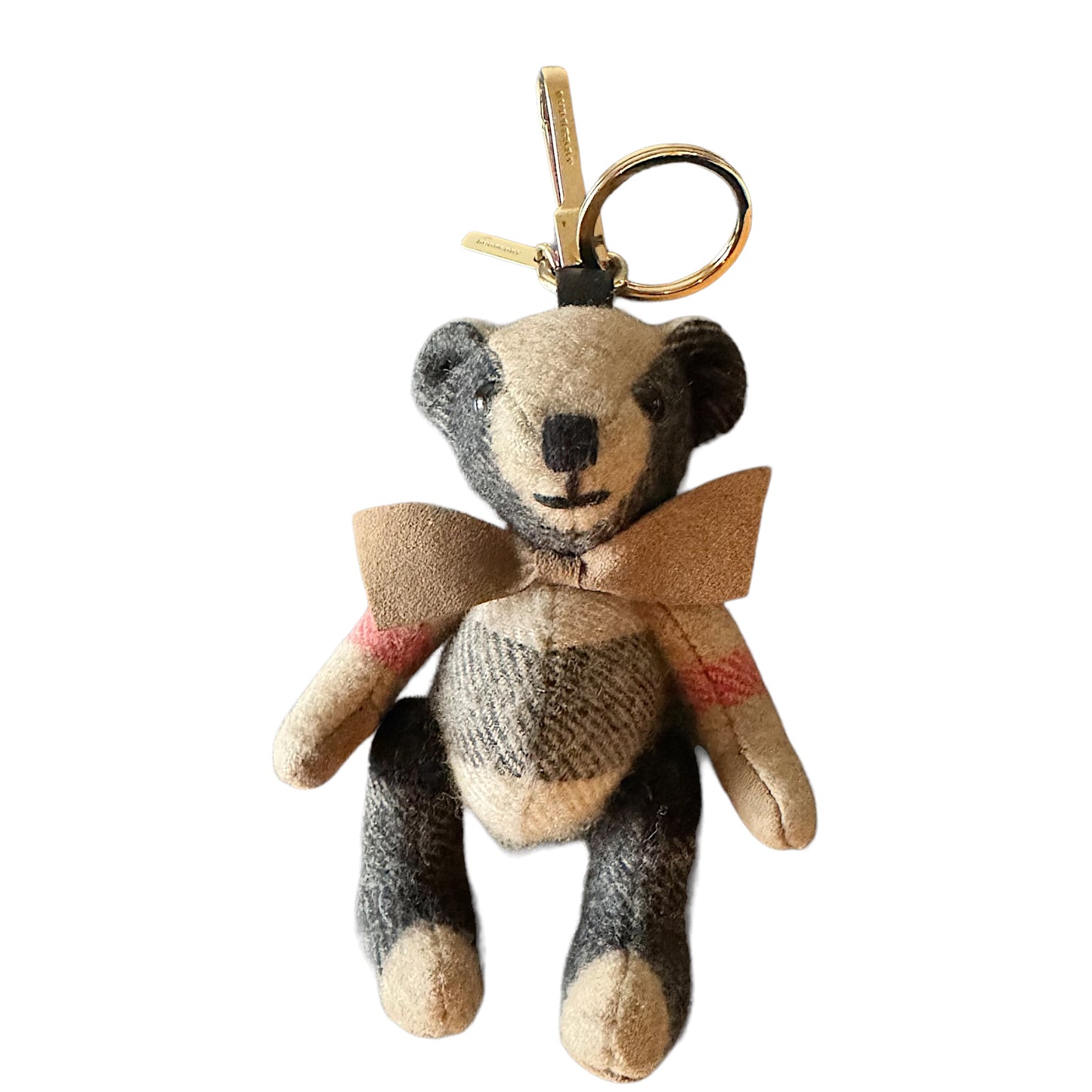 Burberry Checked Bear Keychain