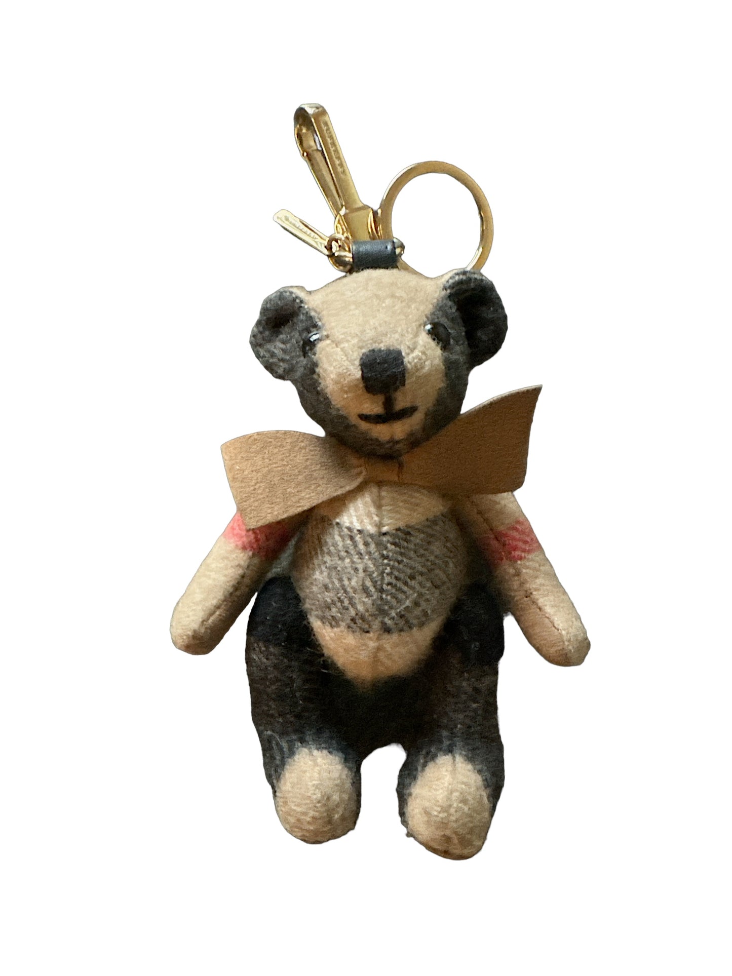 Burberry Checked Bear Keychain