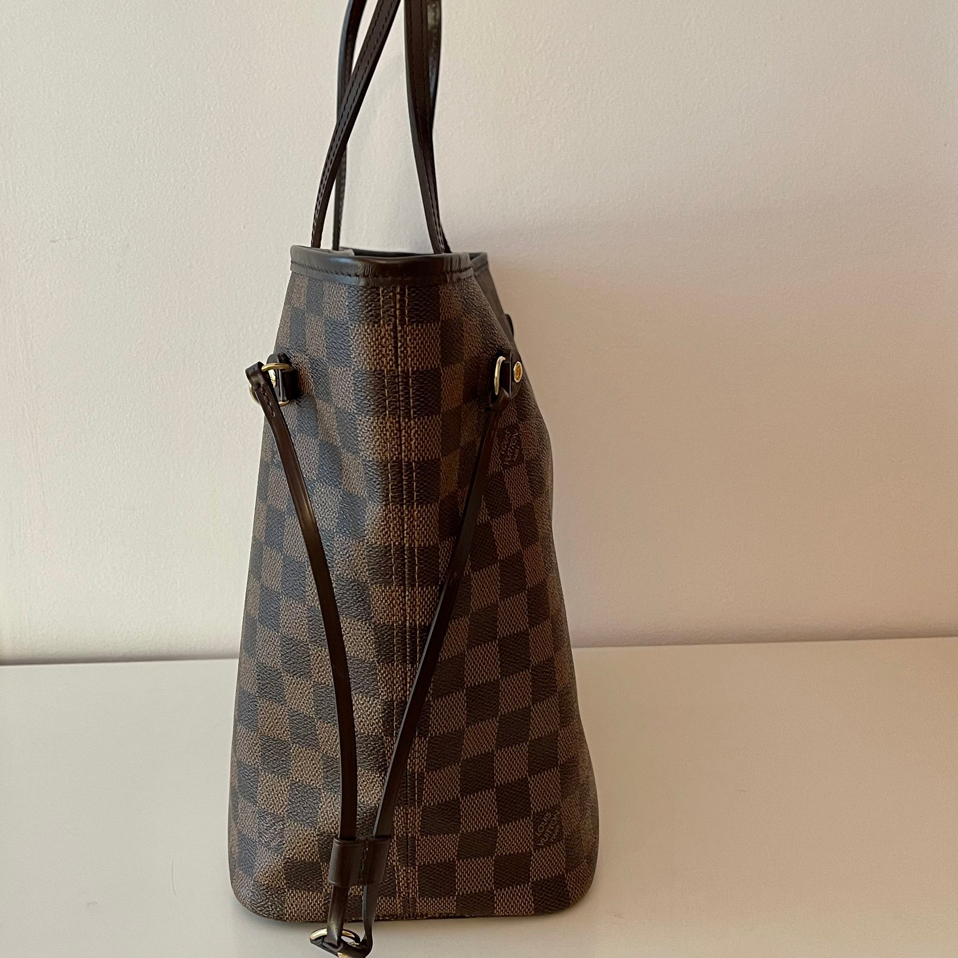 Louis Vuitton Neverfull MM Damier Ebene Rose Ballerine – Ascherman