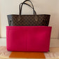 Louis Vuitton Neverfull MM Damier Ebene Rose Ballerine Bag