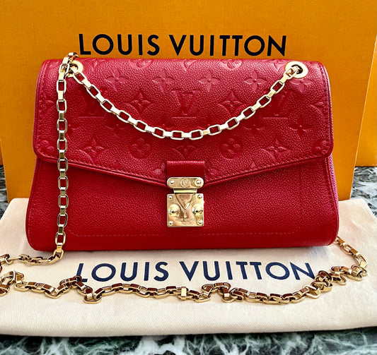 Louis Vuitton Saint Germain PM Empreinte Cherry Bag